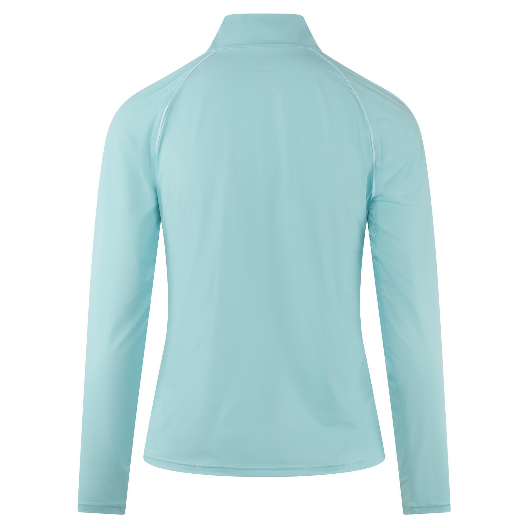 G/FORE Print Silky Tech Nylon Gradient Heart Ladies Golf Mid Layer Daybreak